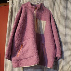 Women's Plus Size Sherpa Jacket